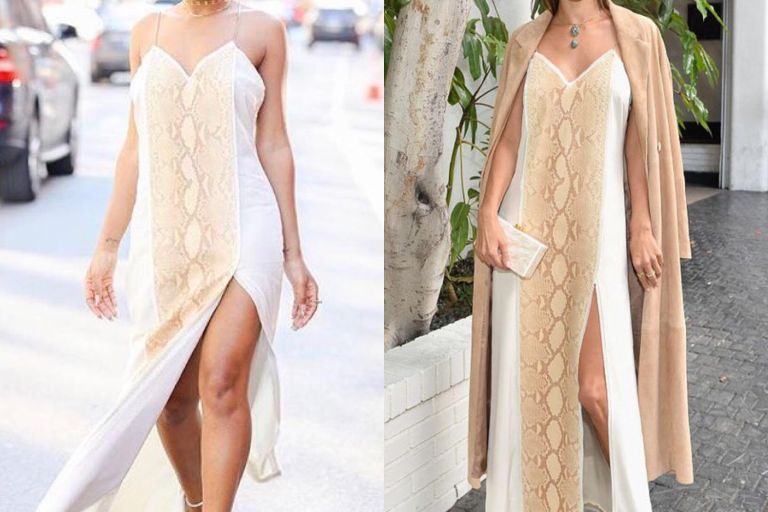 Who Wore it Better?: Keke Palmer vs. Alessandra Ambrosio in Baja East’s Spring 2017 Python Print Dress