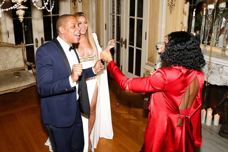 On the Scene: Beyonce, Kelly Rowland and Solange’s Grammys After Party with Beyonce in Peter Dundas, Kelly in Youself Akbar and Solange in Brognano