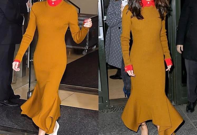 Who Wore it Better?: Victoria Beckham vs Selena Gomez in Victoria Beckham’s Pre Fall 2017 Dress