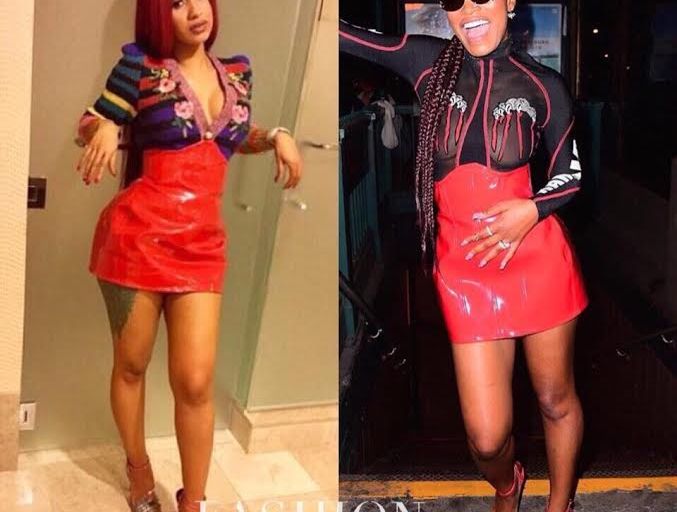 Who Wore it Better? Cardi B vs Keke Palmer in From Grayscale’s Red Underbust Corset Skirt