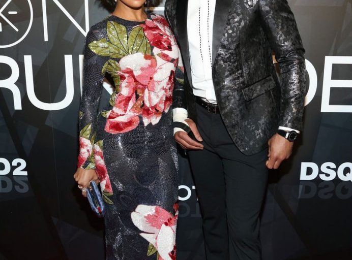 Splurge: Gabrielle Union’s A Night On The RunWade Charity Gala Naeem Khan Floral Sequin Gown