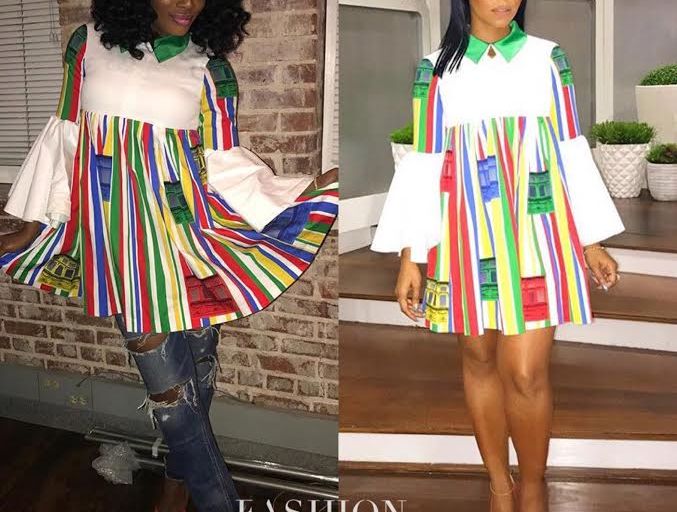 Who Wore it Better? Yandy Smith vs Ashanti in Charles and Ron’s Spring 2017 Multicolored Dress