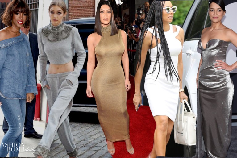 Look of the Week (The Top 5 Most Liked Looks on Instagram): Kelly Rowland in Robert Rodriguez, Gigi Hadid in Sally Lapointe, Kim Kardashian in Versace, and More!