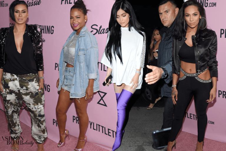On the Scene: The Pretty Little Thing PLT Shape Launch with Kylie Jenner in Balenciaga Boots, Laura Govan, Christina Milian, and More!