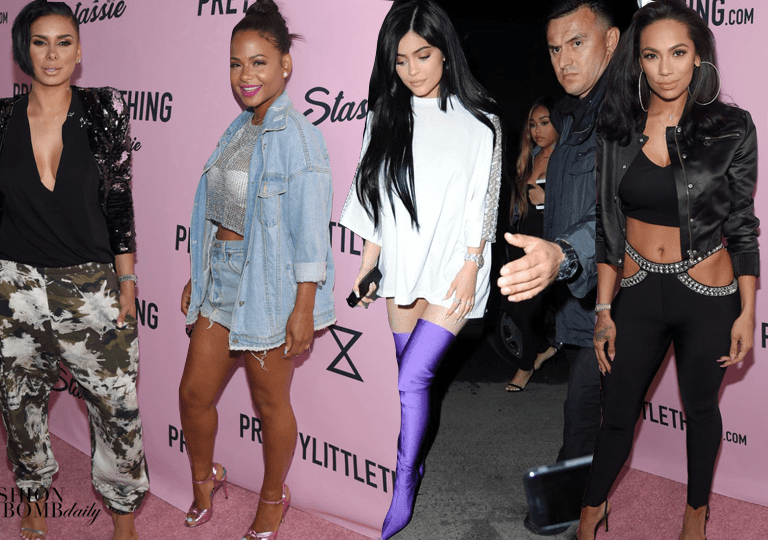 On the Scene: The Pretty Little Thing PLT Shape Launch with Kylie Jenner in Balenciaga Boots, Laura Govan, Christina Milian, and More!