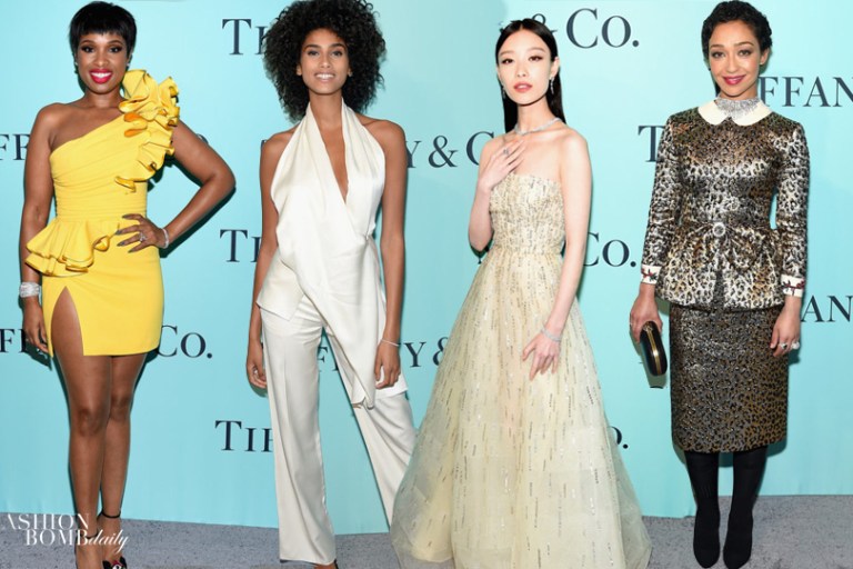 On the Scene: The Tiffany & Co. 2017 Blue Book Collection Gala with Jennifer Hudson in DSquared2, Ruth Negga in Gucci, Imaan Hammam in Victoria Beckham, and More!