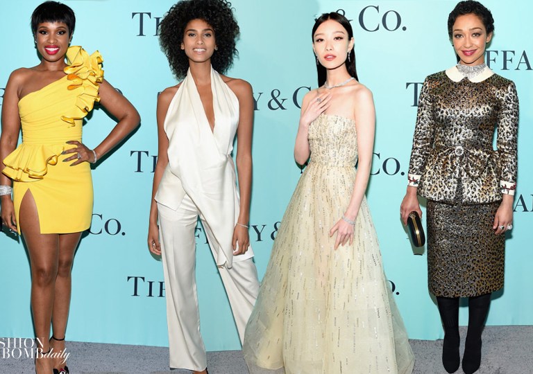 On the Scene: The Tiffany & Co. 2017 Blue Book Collection Gala with Jennifer Hudson in DSquared2, Ruth Negga in Gucci, Imaan Hammam in Victoria Beckham, and More!