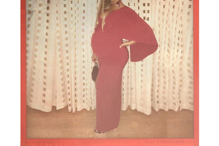 Splurge: Beyoncé’s Instagram $237 Halston Heritage Red Flowy Crepe Gown