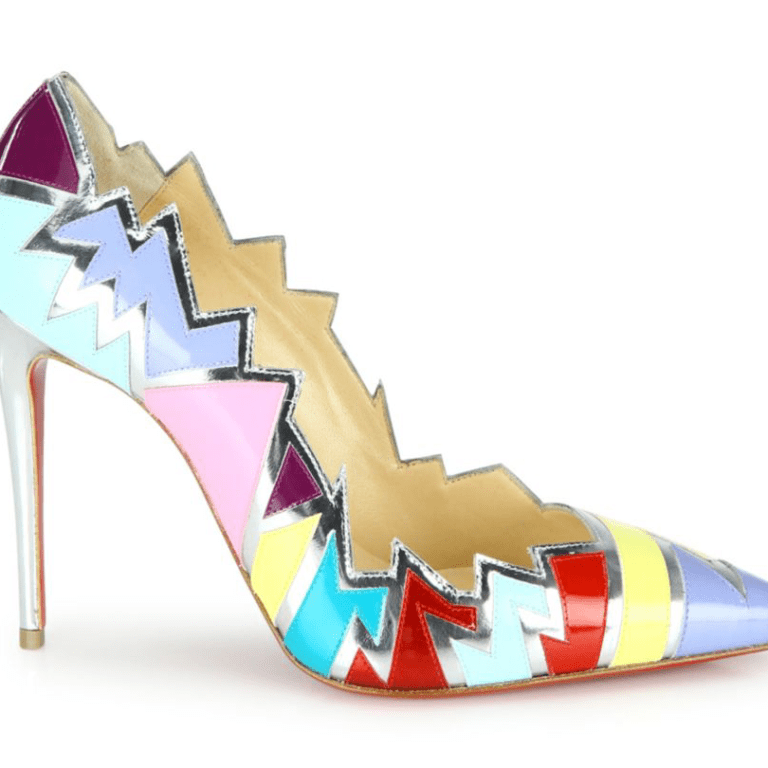 Bomb Product of the Day: Christian Louboutin Explotek Zigzag Leather Pumps