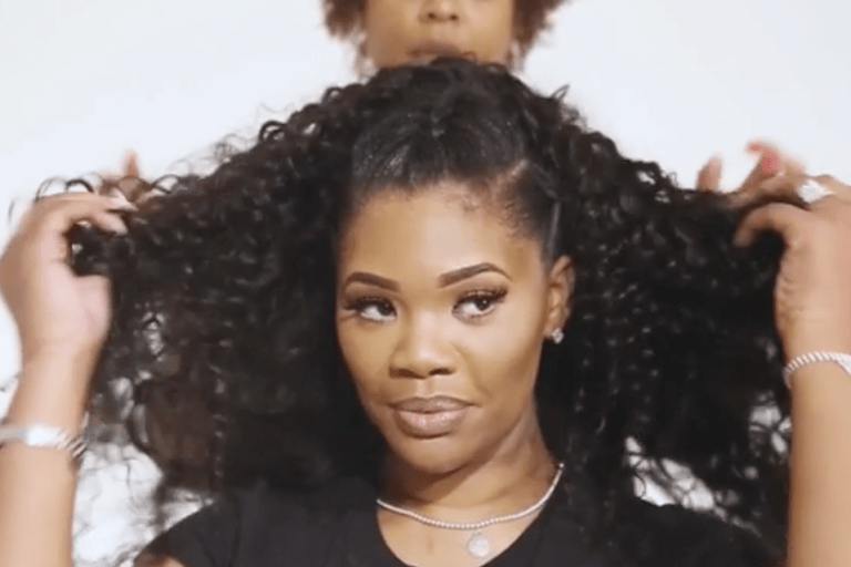 BeautyLifeFun x Dare to Have Hair How To: Sew in Half Up Half Down
