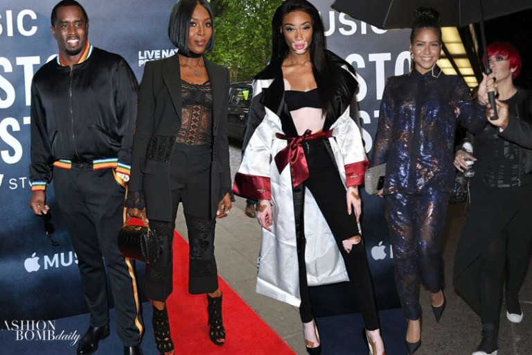 On the Scene: The <em>Can’t Stop, Won’t Stop</em> London Premiere & Dinner with Diddy in Palm Angels, Cassie in Maje, Naomi Campbell in Alexander McQueen, and More!