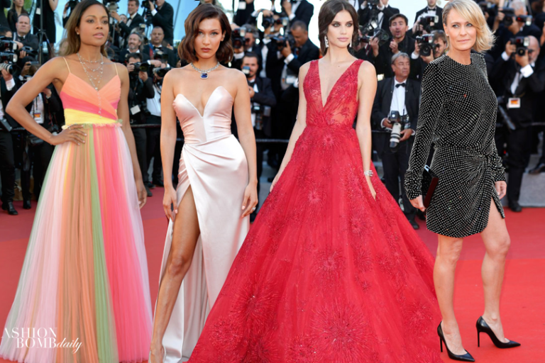 On the Scene: The 70th Annual Cannes Film Festival Opening Gala with Naomie Harris in Gucci, Bella Hadid in Alexandre Vauthier Couture, Julianne Moore in Givenchy Couture, and More!