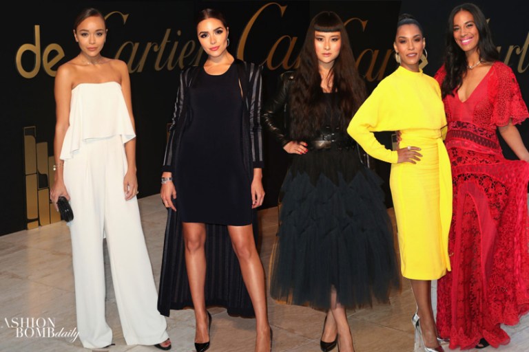 On the Scene: The Panthere De Cartier Party with Ashley Madekwe in Halston, Olivia Culpo in Balmain, Rose Bertram in Saint Laurent, and More!