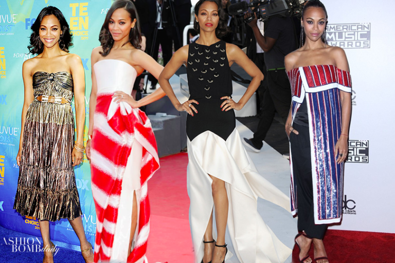 Throwback Thursdays #TBT: The Style Evolution of Zoe Saldana