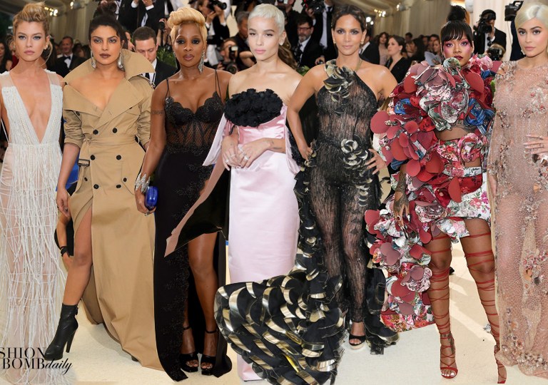 Top Ten Best Dressed Met Gala Looks: Rihanna in Comme des Garcons, Halle Berry in Versace, Zoe Kravitz in Oscar de la Renta, and More!
