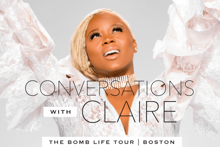 Conversations with Claire is Coming to Boston on Thursday May 4th!