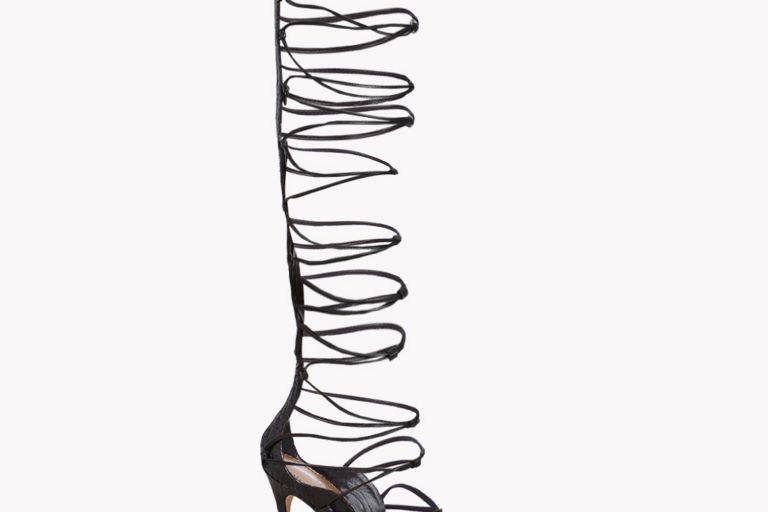 Bomb Product of the Day: DSquared2 Riri Black Lace Up Sandals