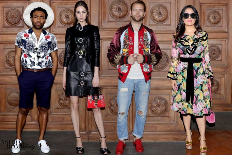On the Scene: Gucci’s Cruise 2018 Fashion Show with Donald Glover, Sir Elton John, Salma Hayek Pinault, and More!