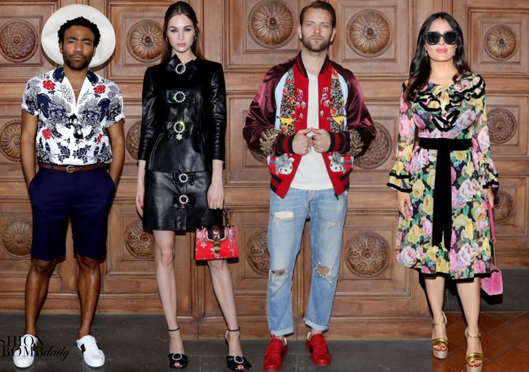 On the Scene: Gucci’s Cruise 2018 Fashion Show with Donald Glover, Sir Elton John, Salma Hayek Pinault, and More!