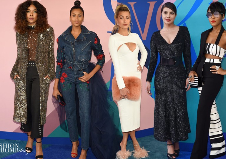 On the Scene: The 2017 CFDA Awards with Lupita Nyong’o in Jason Wu, Hailey Baldwin in Cushnie et Ochs and Brother Vellies, Kerry Washington in Prabal Gurung, and More!