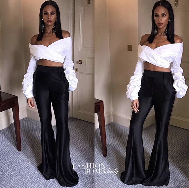 Splurge: Alesha Dixon’s X Factor Beaufille Black Flared Pants