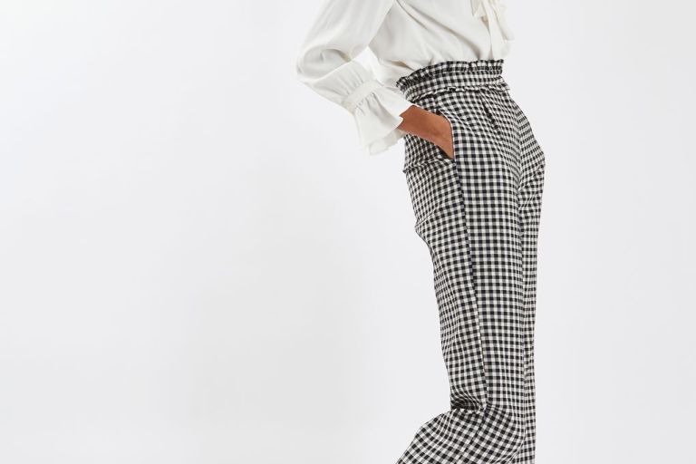 Bomb Product of the Day: Topshop’s Gingham Frill Trousers