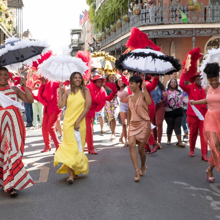 BeautyLifeFun EIC Claire Sulmers Inspires Queen Latifah’s Character ‘Sasha’ in Girl’s Trip Movie