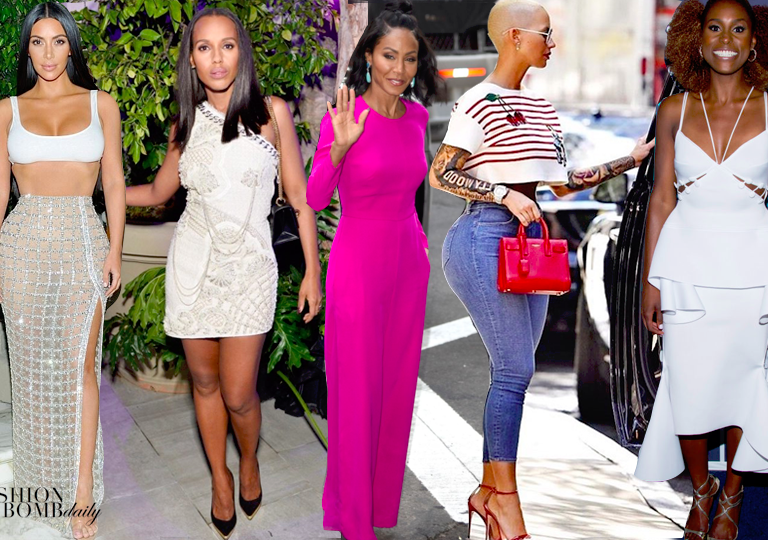 Look of the Week (The Top 5 Most Liked Looks on Instagram): Kim Kardashian in Balmain, Kerry Washington in Balmain, Jada Pinkett Smith in Adam Lippes, and More!