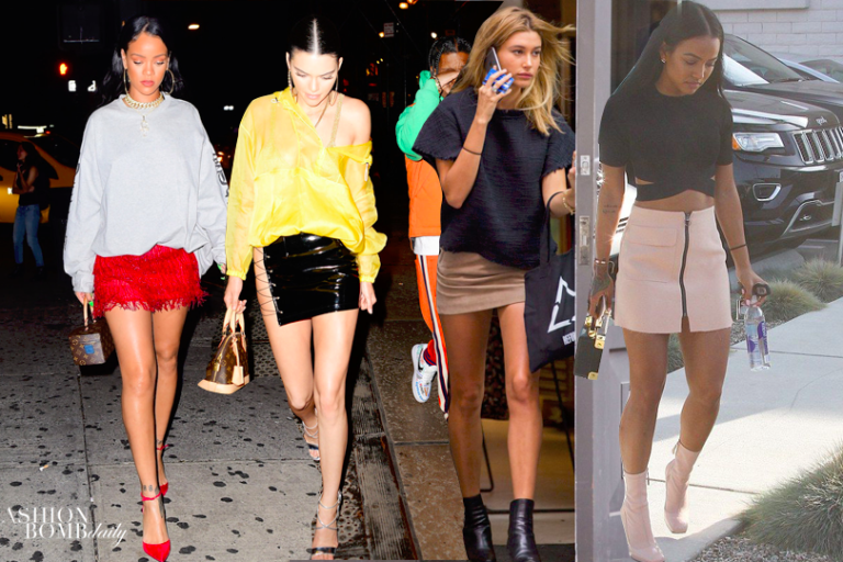 Celebs Love: Edgy, Uber Mini Skirts