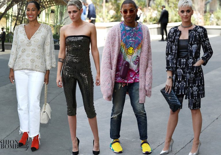 On the Scene: Chanel’s Fall 2017 Couture Fashion Show with Tracee Ellis Ross, Pharrell Williams, Julianne Moore, and More!