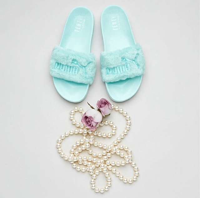 Bomb Product of The Day: Rihanna x PUMA Fenty Fur Slides