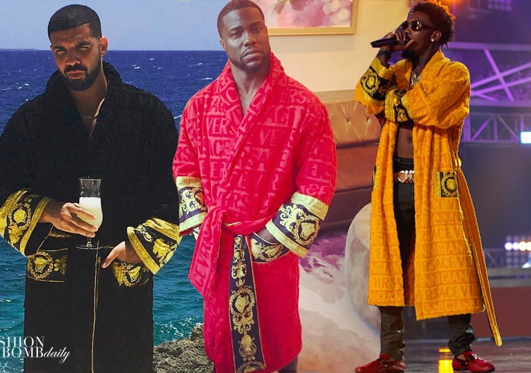 Celebrities Love: Versace’s Baroque Embroidered Robe