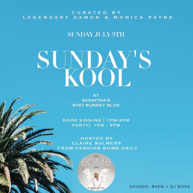 LA Event Alert: Sunday’s Kool Books & Brunch on Sunday July 9th at Serafina on Sunset!