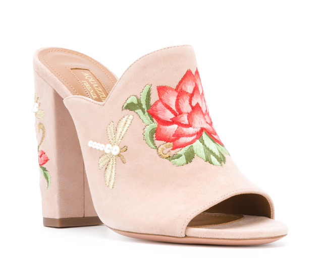 Bomb Product of The Day: Aquazzura’s Lotus Mules