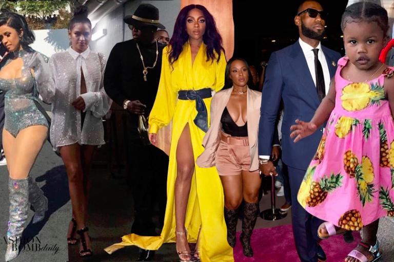 Look of the Week(Top 5 Most Liked Looks on Instagram): Cardi B in Angel Brinks and YSL, Diddy & Cassie in Ferragamo and Y/Project, Niatia in Michael Costello, and More!