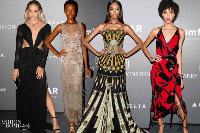 On the Scene: The 9th Annual amfAR Milan Gala with Jasmine Sanders in Idan Cohen, Alessandra Ambrosio in Julien Macdonald, Maria Borges in Alberta Ferretti, and More!