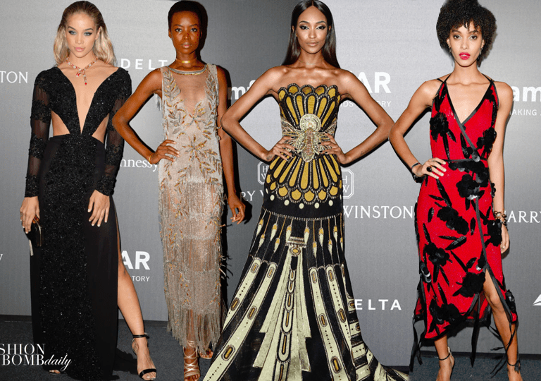 On the Scene: The 9th Annual amfAR Milan Gala with Jasmine Sanders in Idan Cohen, Alessandra Ambrosio in Julien Macdonald, Maria Borges in Alberta Ferretti, and More!