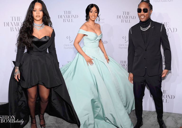 On The Scene: Rihanna’s 3rd Annual Diamond Ball with Rihanna in Ralph & Russo, Cardi B in Christian Siriano, Young Thug in Dior Homme, and More!