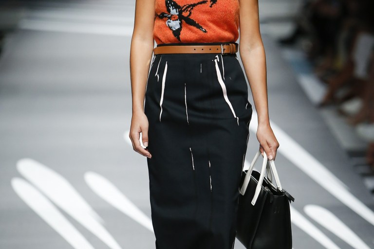 Milan Spring 2018 Fashion Week Trend: Pencil Skirts Galore