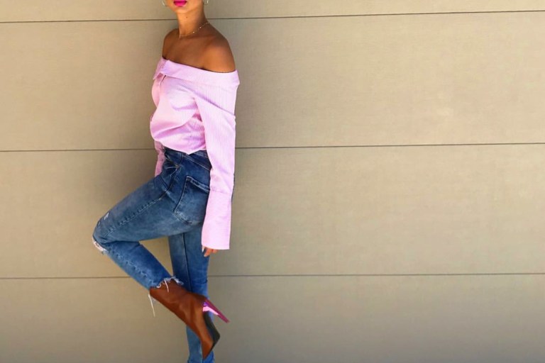 Splurge: Draya Michele’s Instagram Saint Laurent Preja Pointy Toe Pink Heel Booties