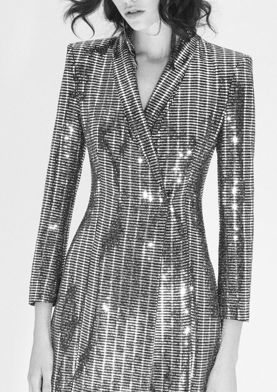 Bomb Product of The Day: Zara’s Metallic Blazer Dress
