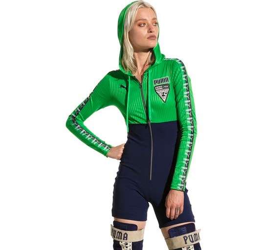 Bomb Product of The Day: Fenty X Puma Hooded Zip Front Leotard