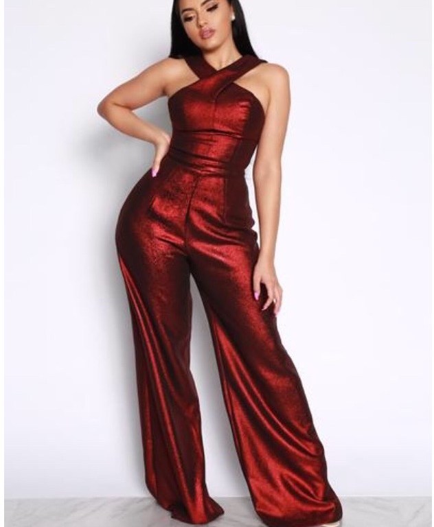 Bomb Product of The Day: Intertwine’s Azurra Metallic Jumpsuit
