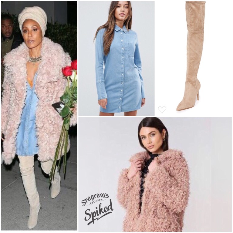 Last Day to Enter! Great Taste for Less with Seagram’s Escapes Spiked: Get Jada’s Pink Coat and Boots for Less and Tyra Banks’s Lace and Sequin Look for a Steal!