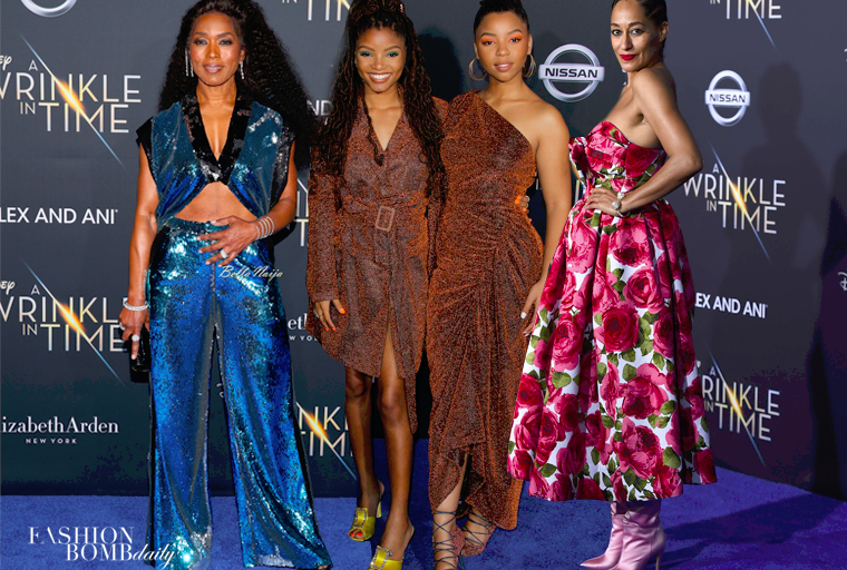 The Hottest Looks from A Wrinkle In Time’s LA Premiere: Angela Bassett in Greta Constantine, Tracee Ellis Ross in Michael Kors, Yara Shahidi in Chanel, And More!