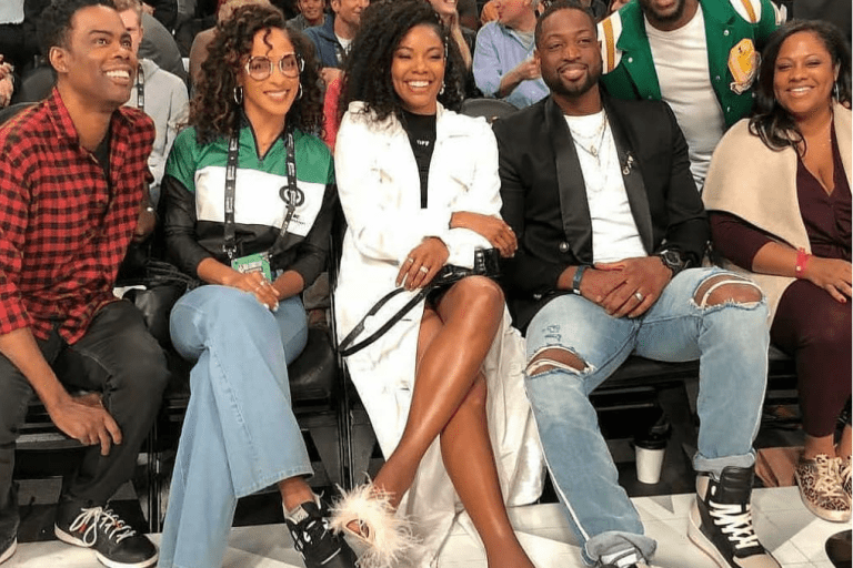 Fashion Bomb Couple: Gabrielle Union and Dwyane Wade Wear All Black Designers for NBA All Star Weekend
