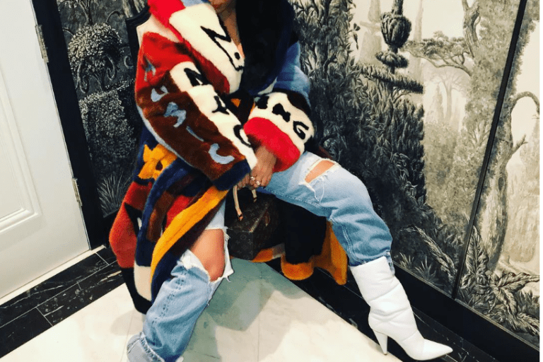 Hot! Or Hmm..? Rihanna’s Fall 2018 Dolce & Gabbana Fur Coat and Off-White Boots