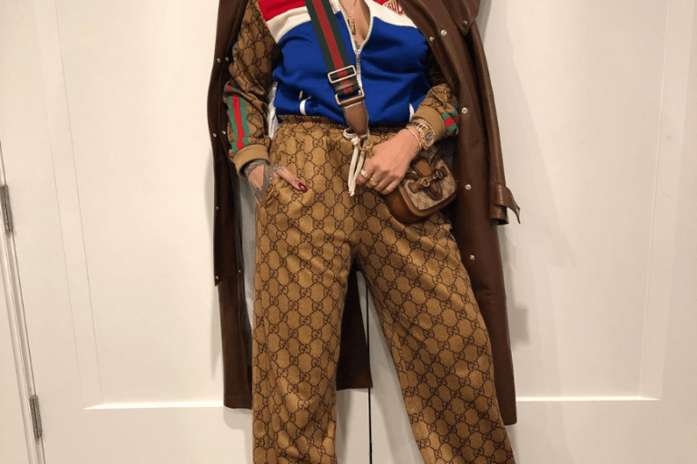 Stunner Rihanna Brings The Heat to The ‘Gram in a Gucci Pre-Fall ’18 Collection Ensemble