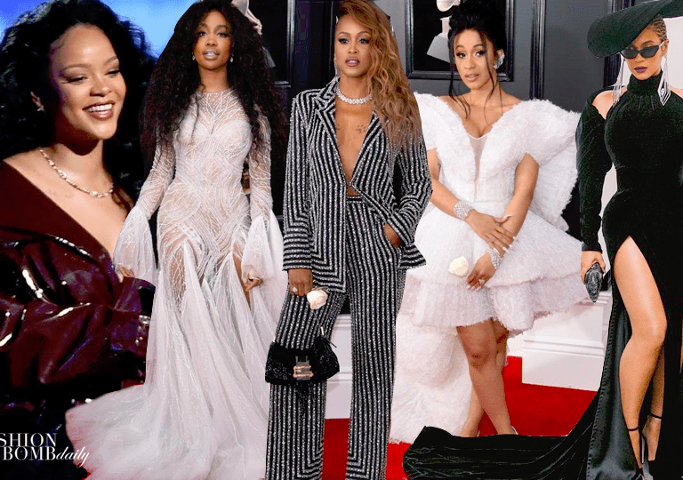 60th Annual Grammy Awards Top 5 Best Dressed: Beyoncé in Nicholas Jebran, Rihanna in Alexandre Vauthier, Eve in Naeem Khan, and More!