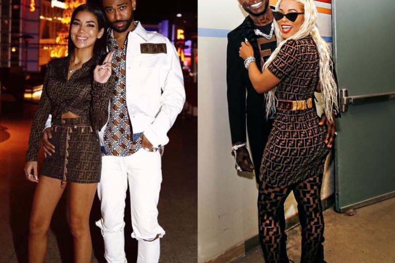 Who Wore It Better Fashion Bomb Couples Edition: Keyshia Ka’oir & Gucci Mane vs. Jhene Aiko & Big Sean Wearing the Fendi Monogram Trend